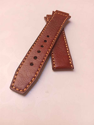 بند ساعت چرم گاوی قهوه ای هابلوت